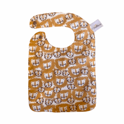 Bavoir en coton bio "Tigres" - Carotte et Cie