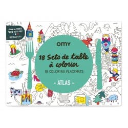 Set de table à colorier "Atlas" - OMY
