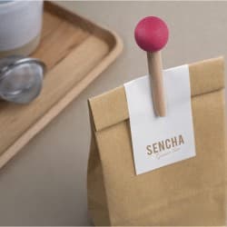 Pince-mi (pince à sachets) - Tout simplement Rose