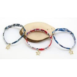 Bracelet liberty - Etoile - Au royaume des filles