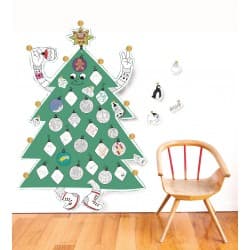 Sapin de Noël en poster (+ stickers) - OMY