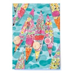 Carnet Poche "Marché des pirogues" - Quartier Libre