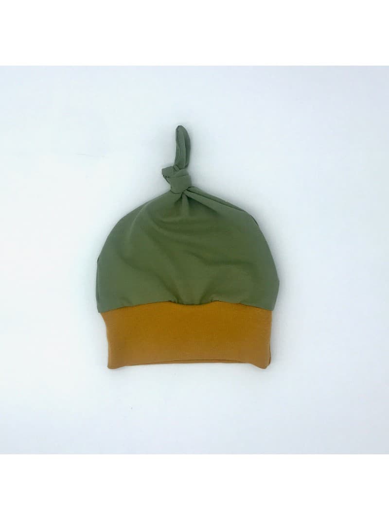 Bonnet noeud kaki 0-6 mois