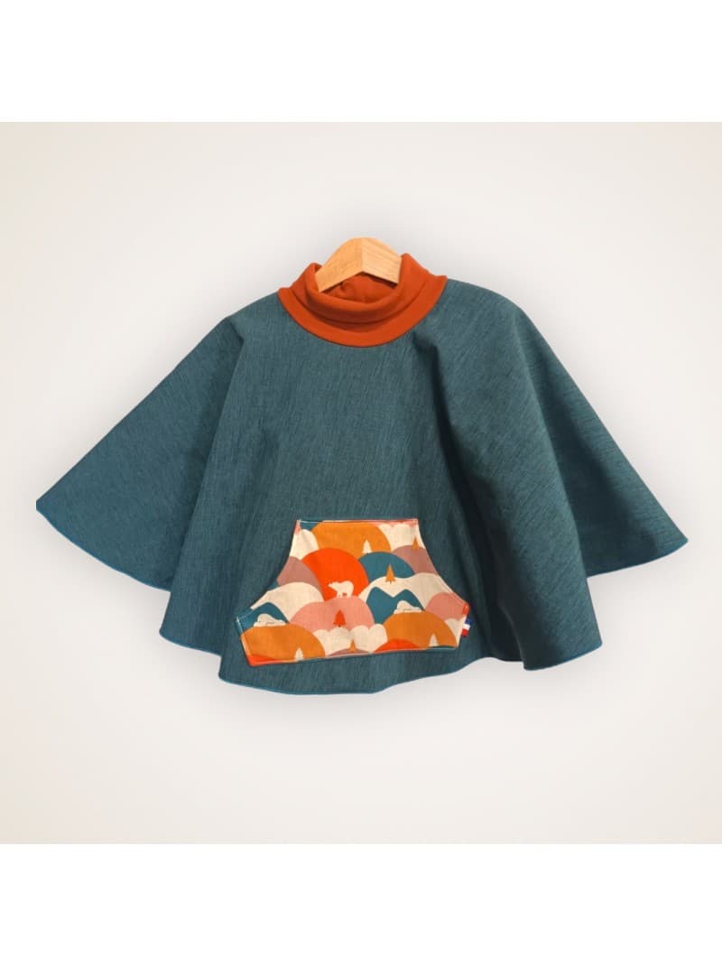 CHO canard poche Côme - Poncho 6 mois - 4 ans