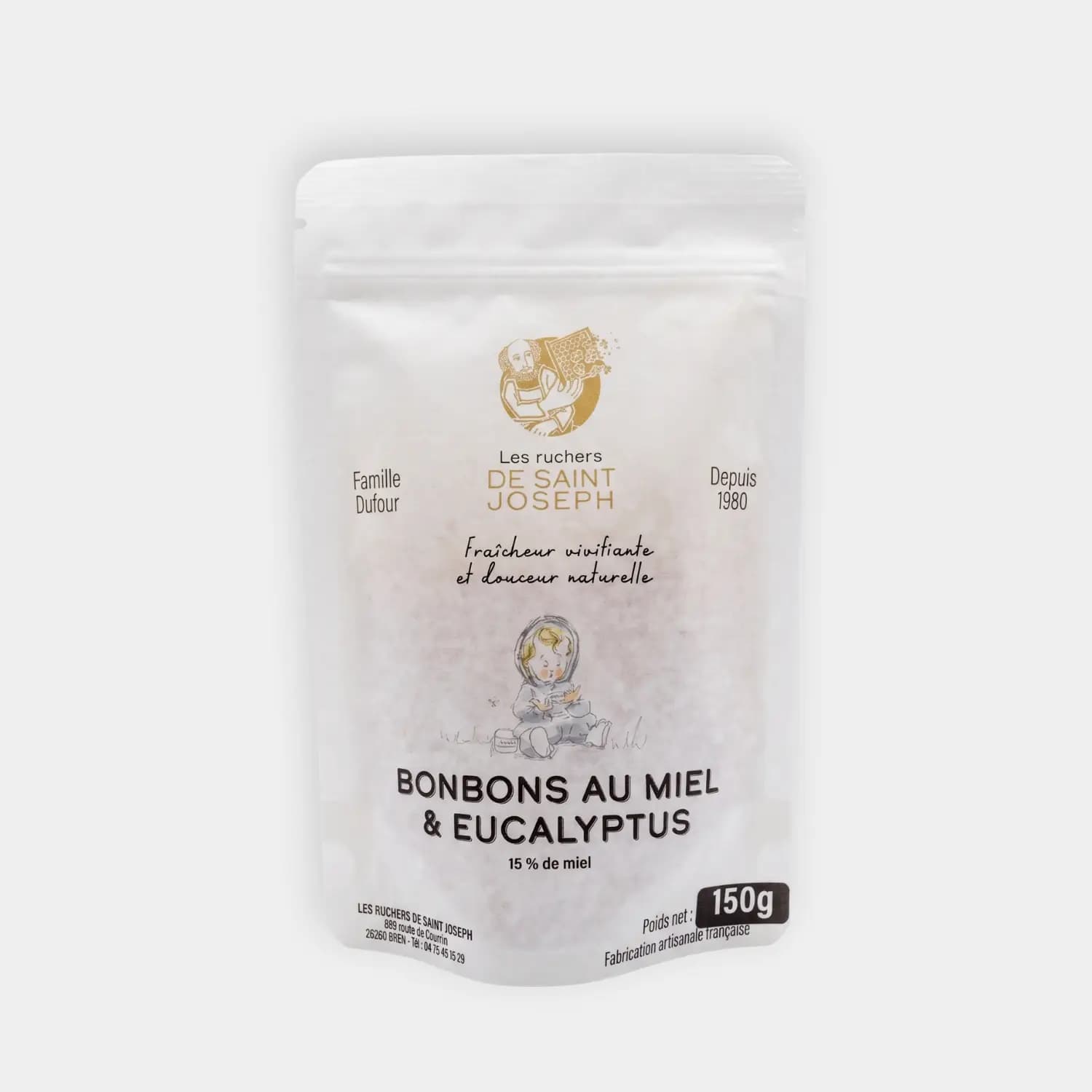 Bonbons au miel eucalyptus