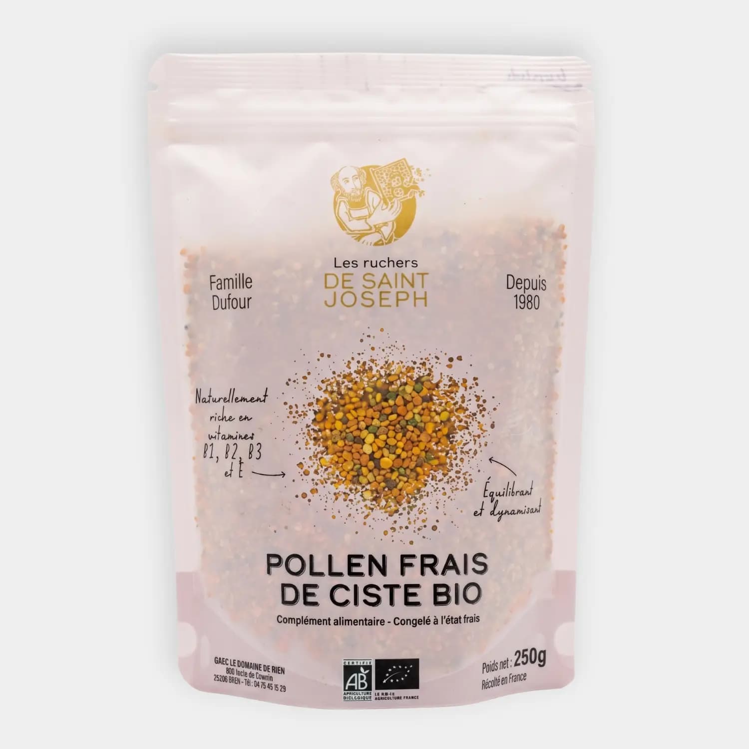 Pollen de ciste frais