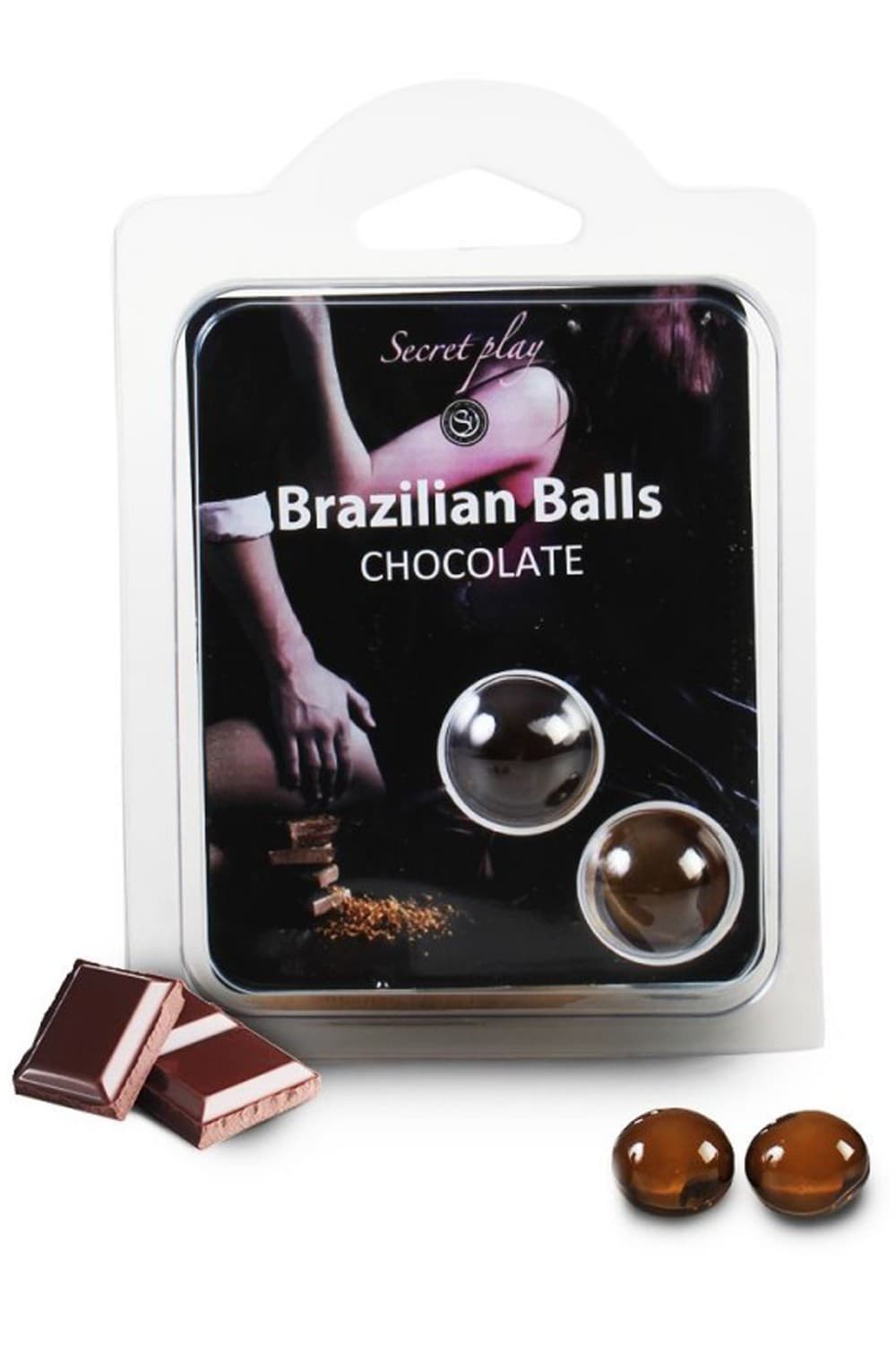 Boules de massage Brésiliennes chocolatées