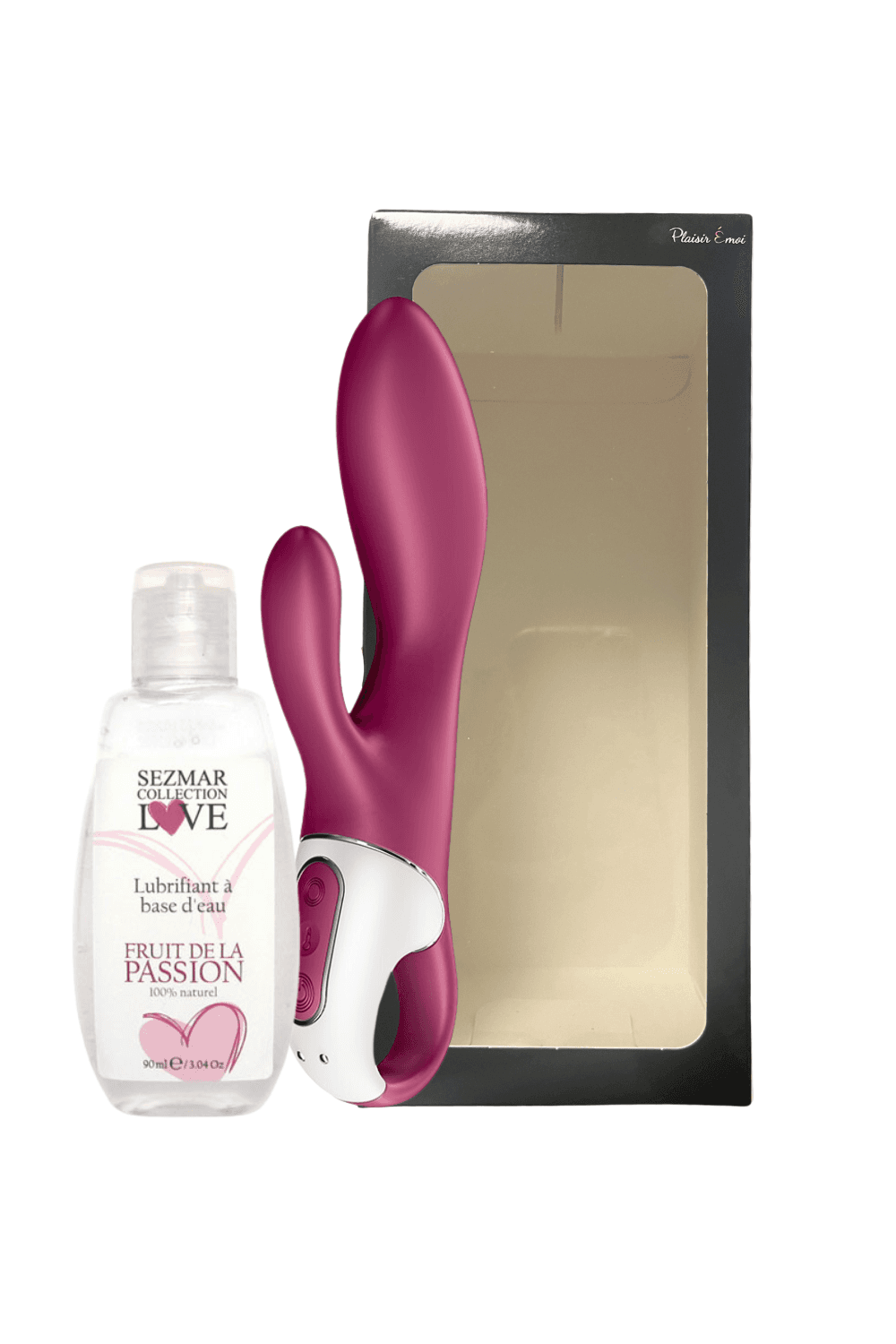 Offre duo Vibromasseur chauffant + Lubrifiant 90ML