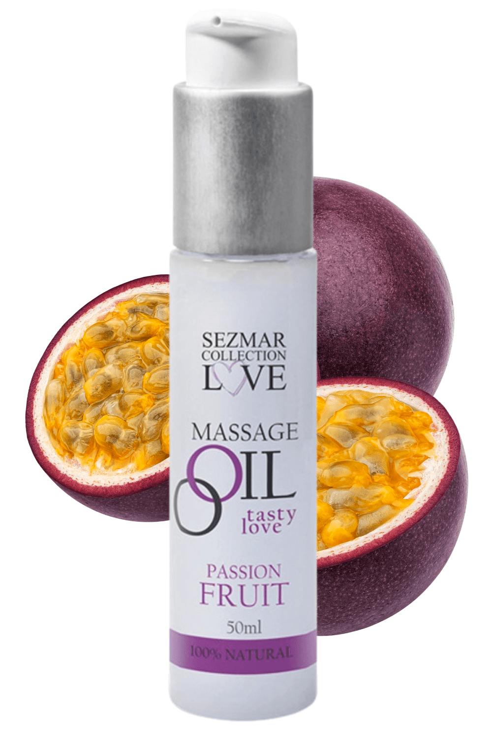 Huile de massage comestible Fruit de la passion 50ml