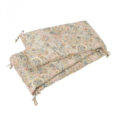 Tour de lit garcon liberty étoiles multicolores h 30 cm x l 180 cm