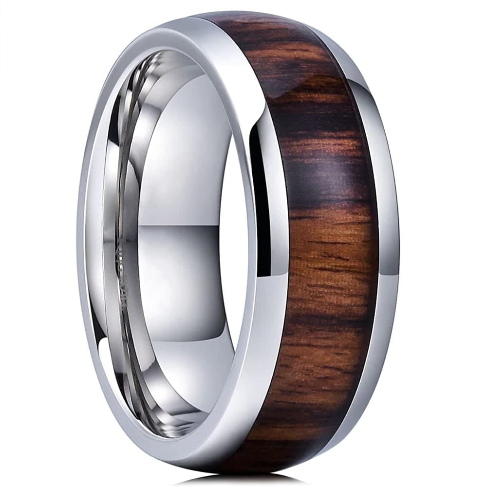 Bague Pour Homme en Bois 9