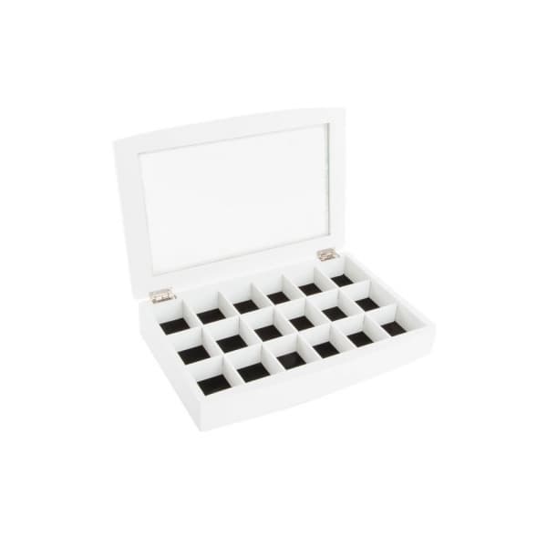 Boîte à Bijoux en Bois Blanc