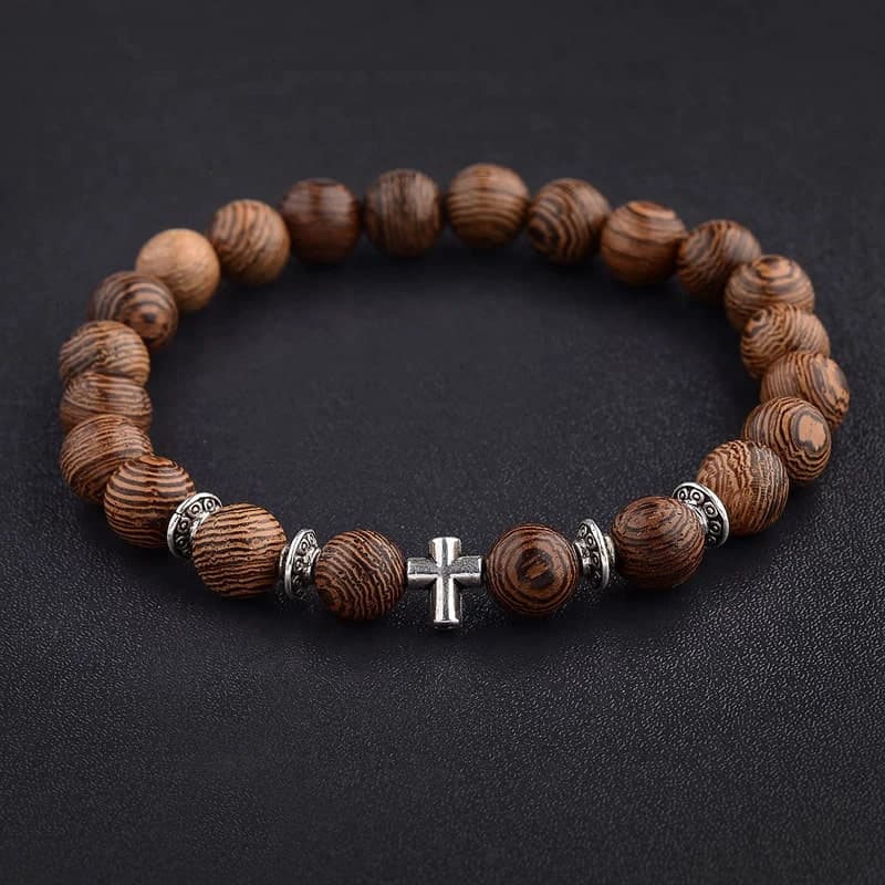 Bracelet Bois Croix