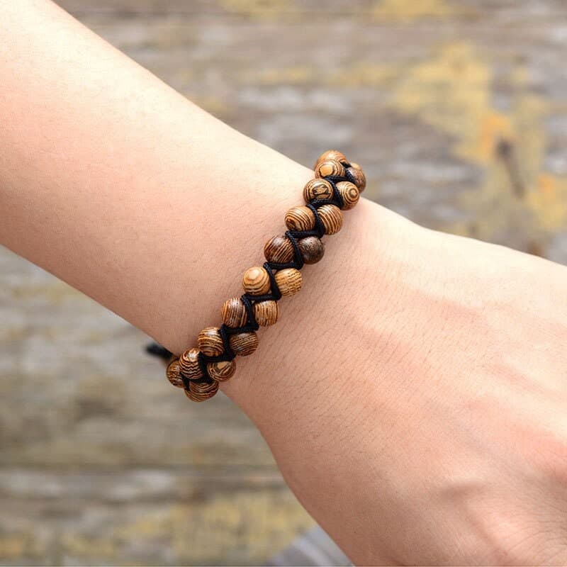 Bracelet Perle Bois