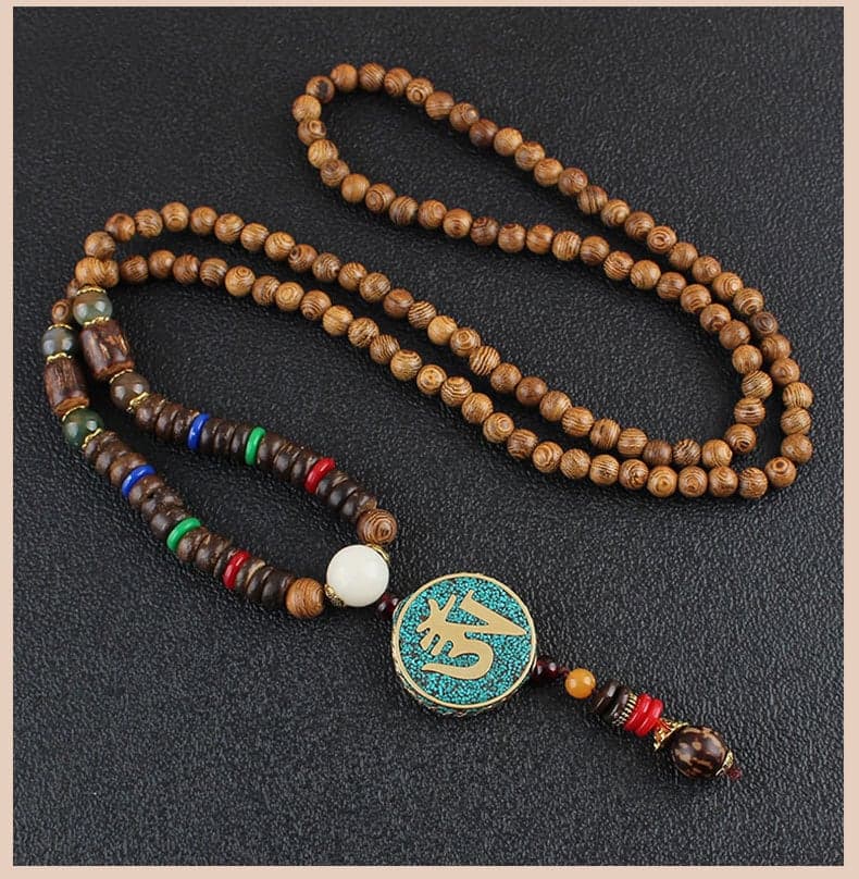 Collier Perle en Bois