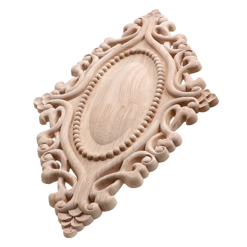 Décoration Murale Miroir en Bois XL