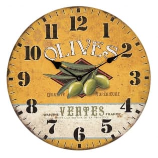 Horloge Murale Ancienne en Bois