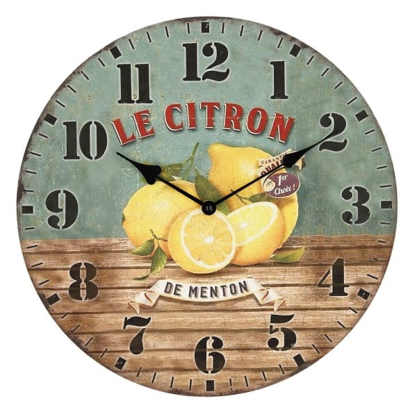 Horloge Murale en Bois Vintage