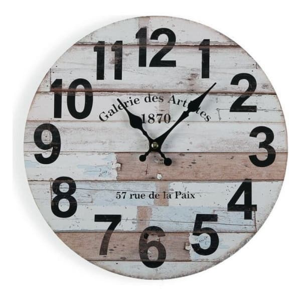 Horloge Murale Décorative en Bois