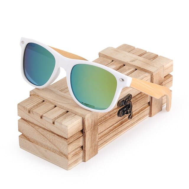 Lunettes de Soleil en Bois Blanc