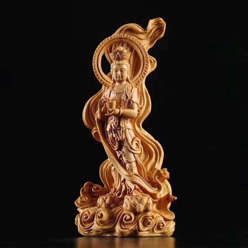 Statue Bouddha en Bois