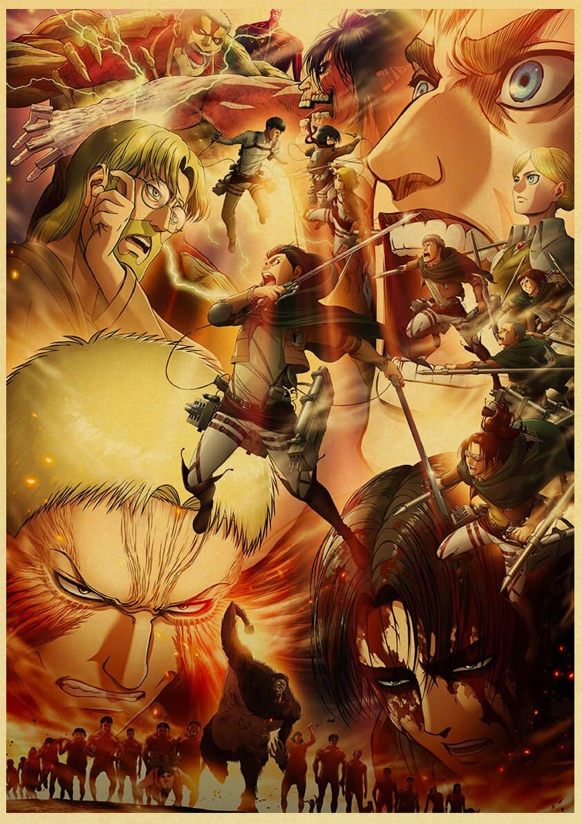 Affiche Attaque des Titans 4