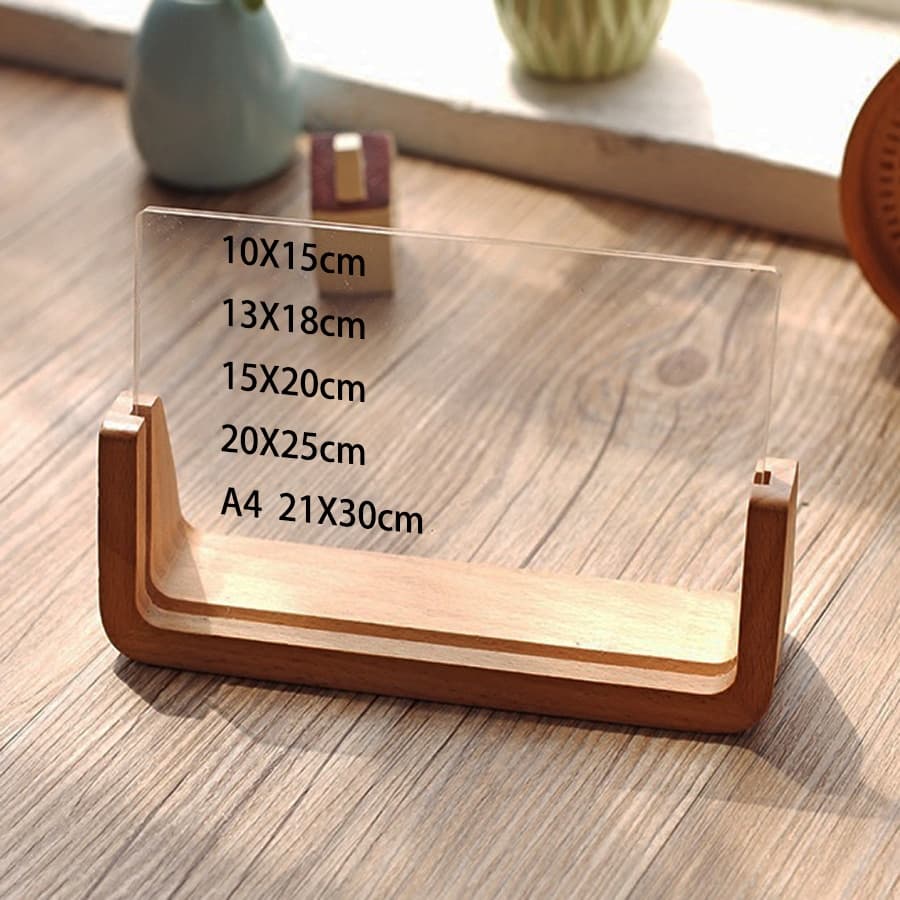 Cadre Photo en Bois Design 10X15cm