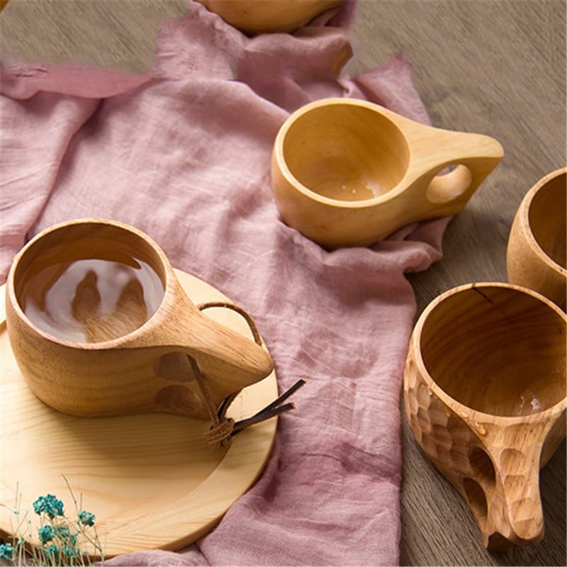 Kit de Tasses en Bois