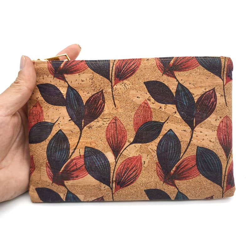 Pochette en Liège à Fleurs