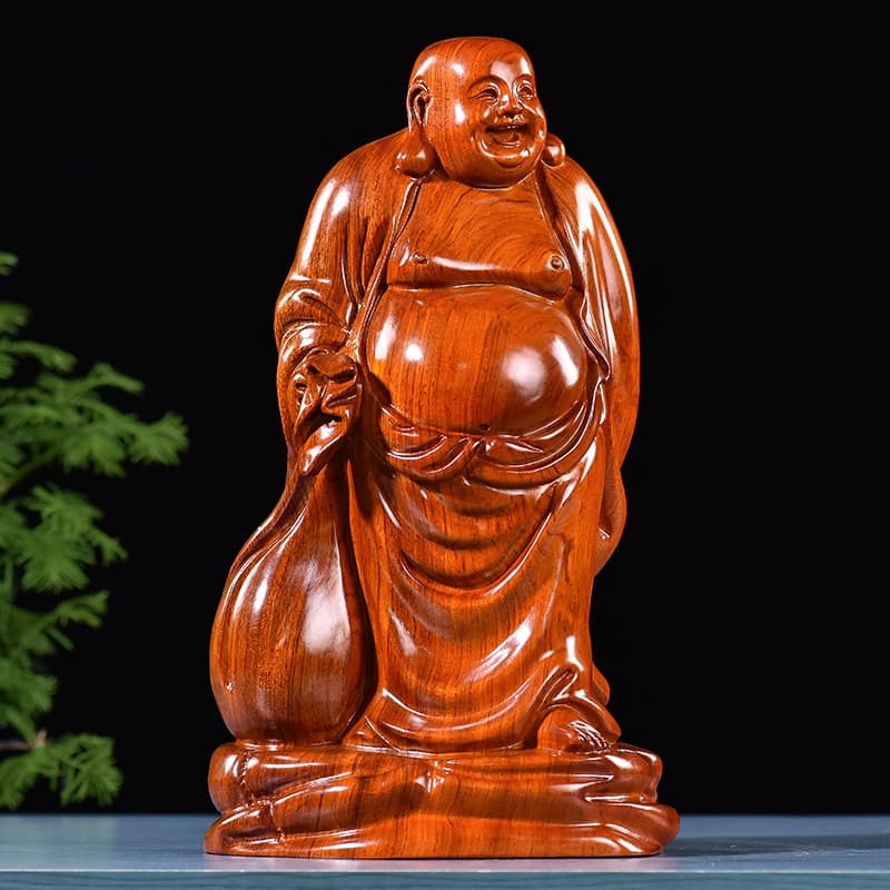 Statue de Bouddha en Bois De Cèdre