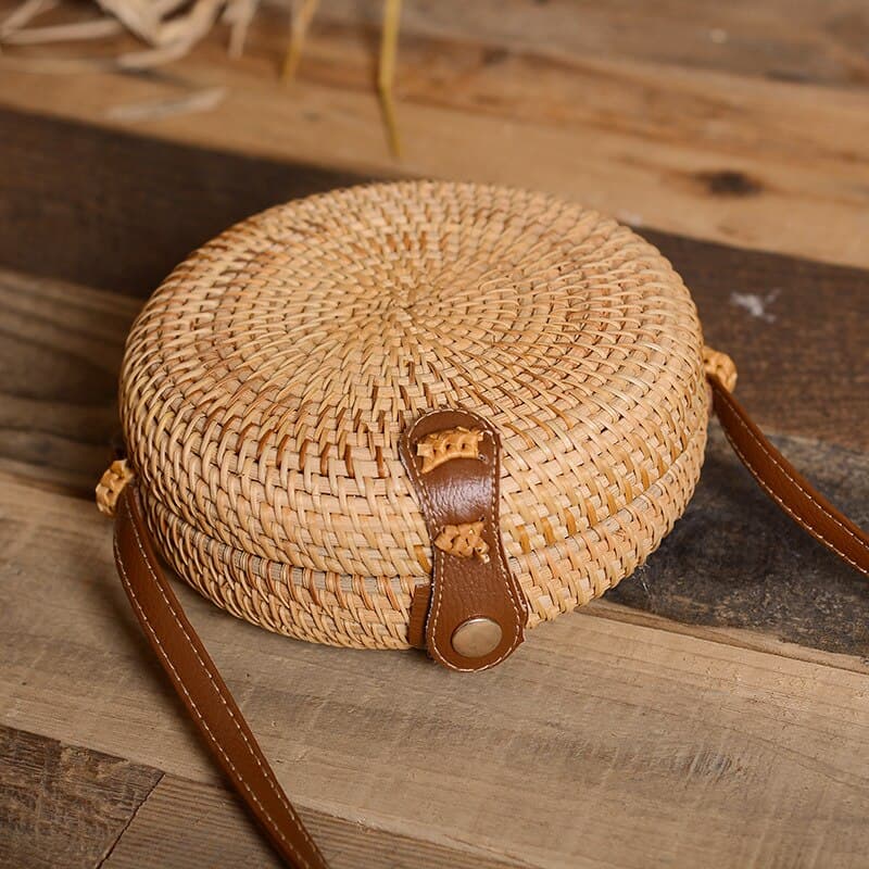Sac en Osier Rond