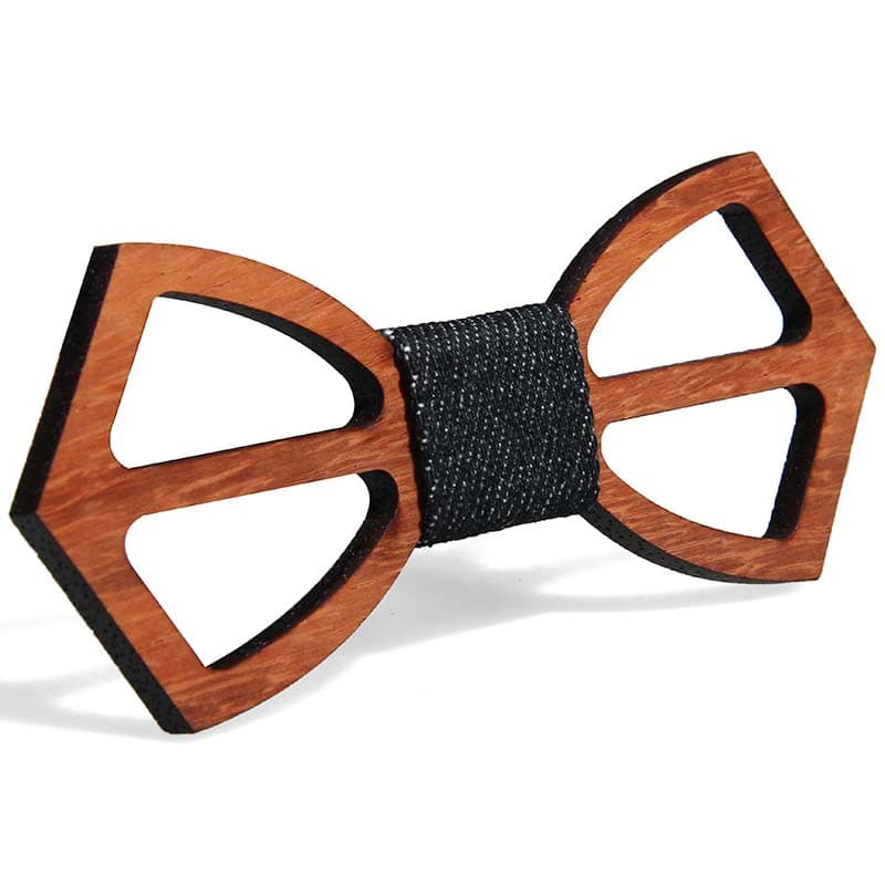 Nœud Papillon élégant en Bois