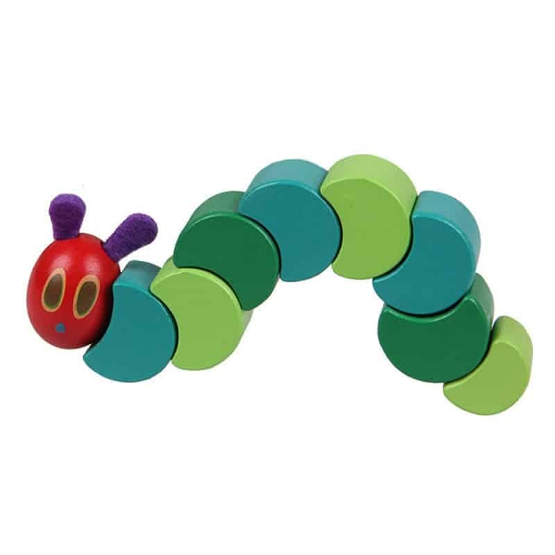 Chenille en bois pour enfants