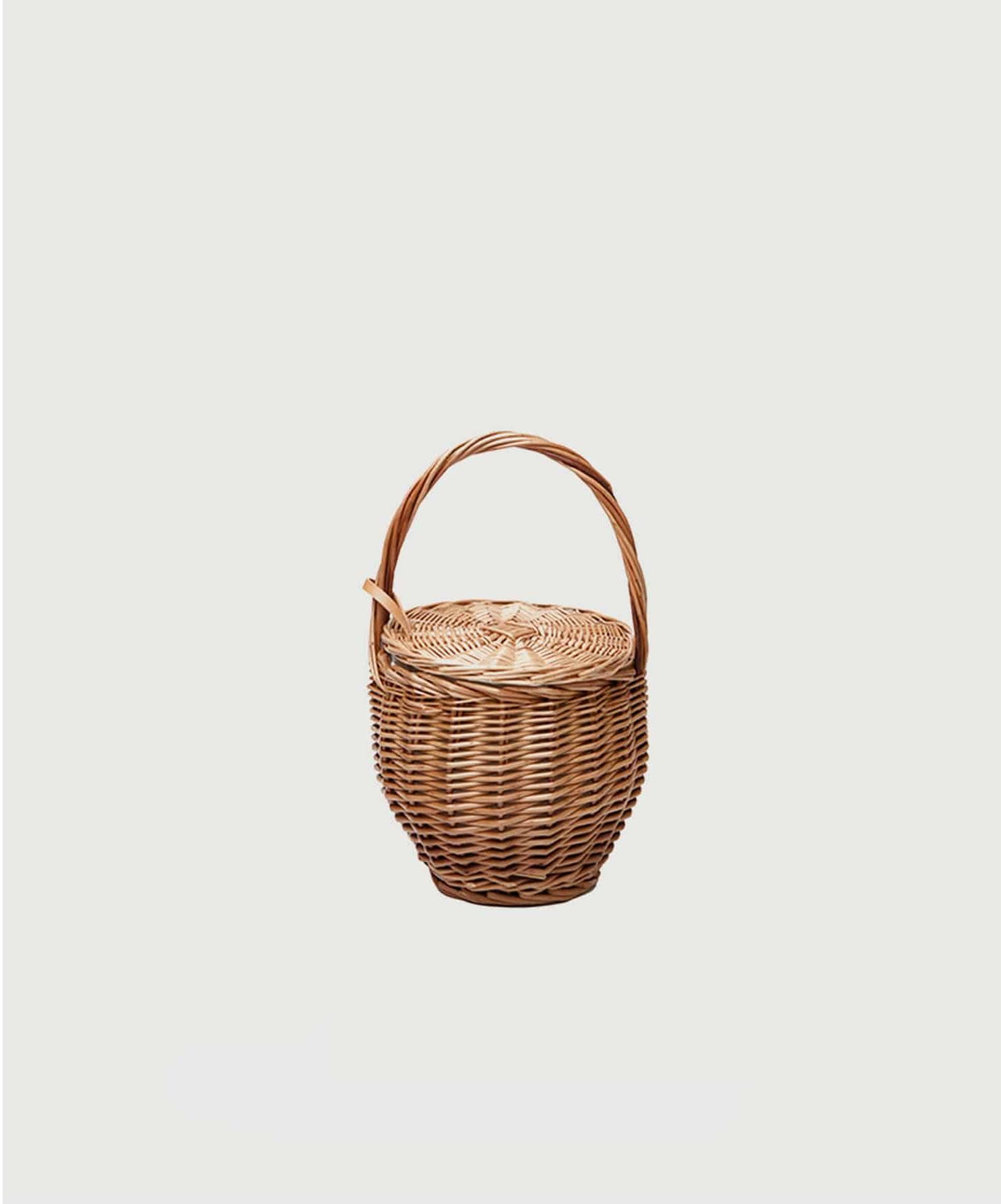 Panier en osier fourre-tout
