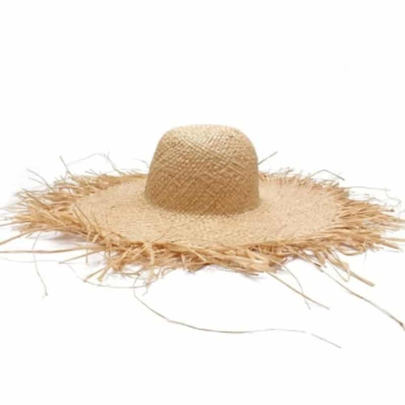 Chapeau de Paille Naturel Fait à la Main