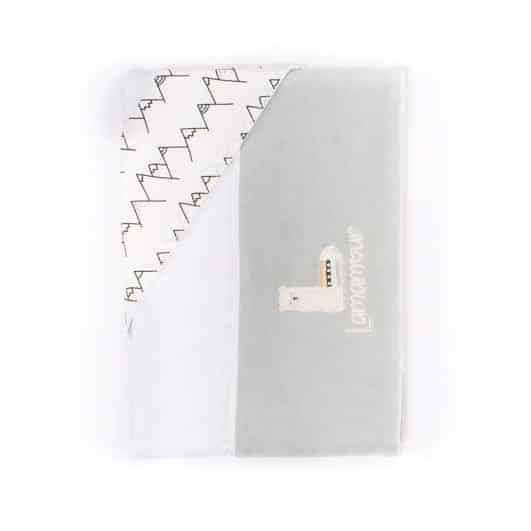 Édredon bébé Lamamour Gris 60X120 SANS COUETTE