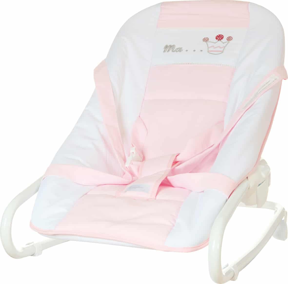 Transat Bébé Rose Strass Swarovski Princesse Transat Complet