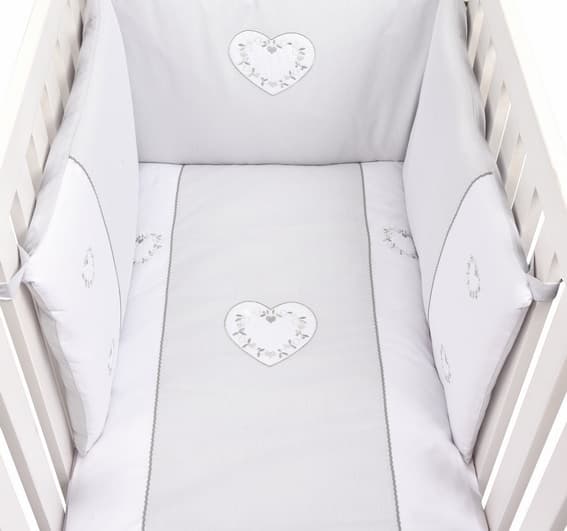 Édredon bébé Petit Coeur 60X120 SANS COUETTE