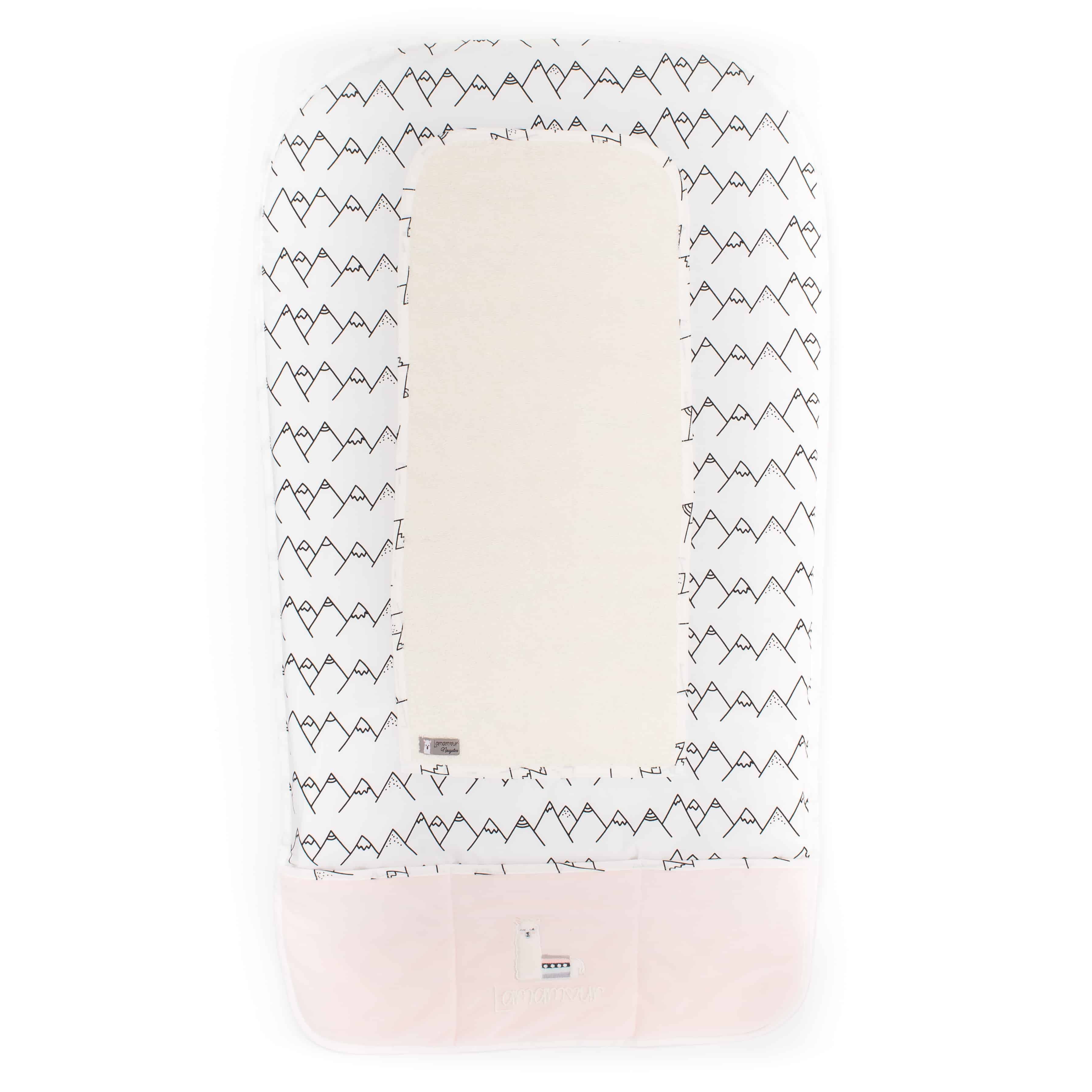 Matelas à Langer Lamamour Rose Housse de Matelas Seule