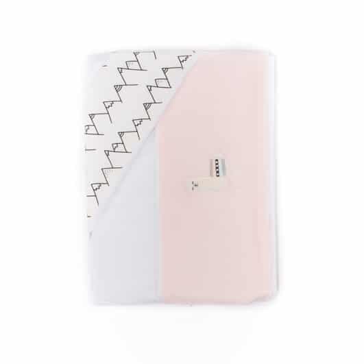 Édredon bébé Déhoussable Fille Lama Rose 70X140 AVEC COUETTE