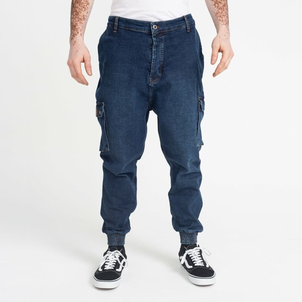 SAROUEL JEANS CARGO BLUE - L