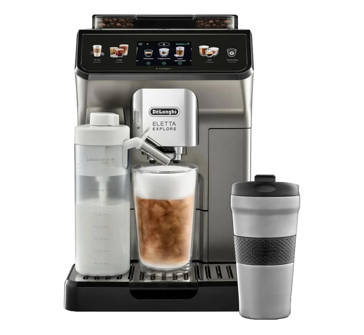 Delonghi Eletta Explore ECAM450.86.T silber Kaffeevollautomat