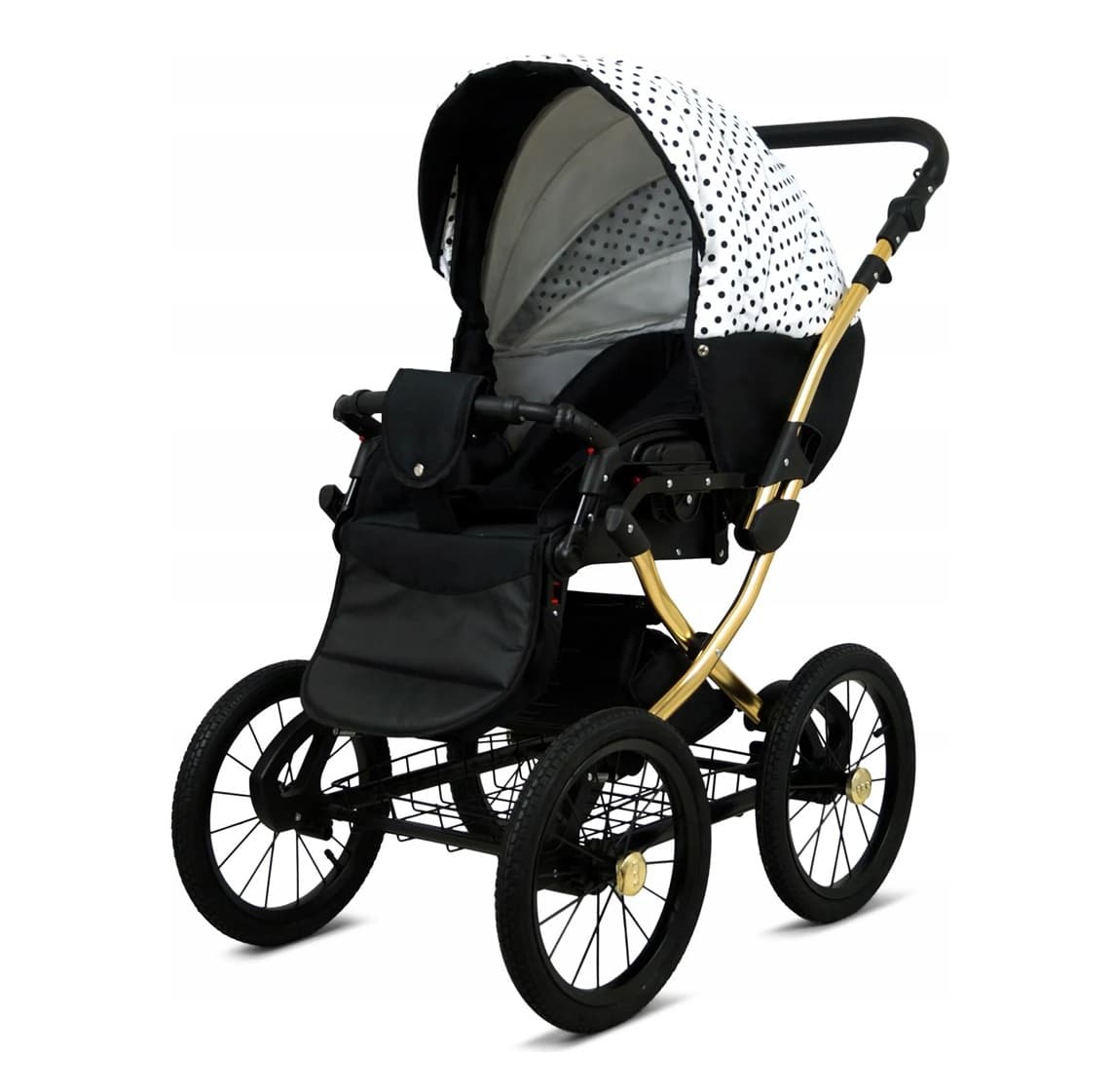 BabyLux® Margaret Gold | 3in1 Kinderwagen Set