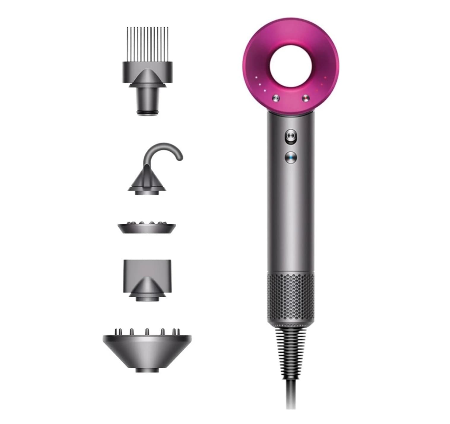 Dyson Haartrockner HD03 Supersonic Haartrockner 1600W Grau/Fuchsia Dyson