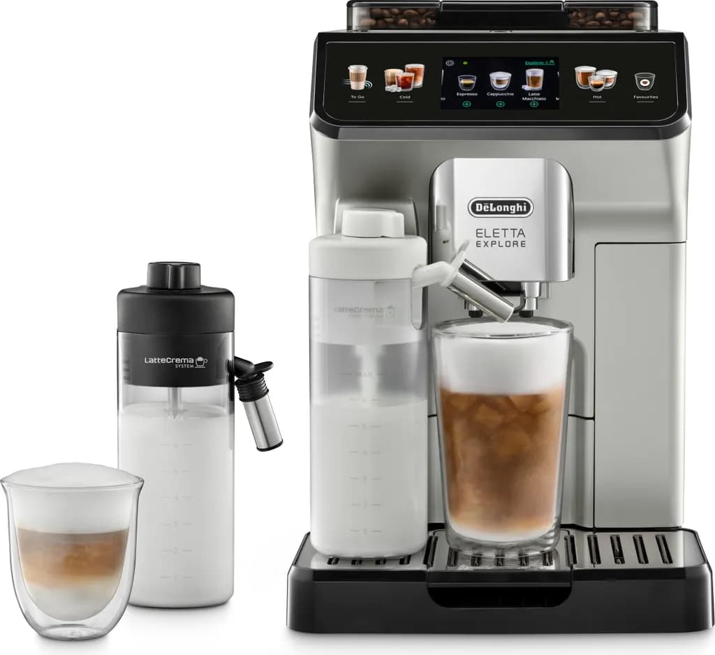 De'Longhi Eletta Explore ECAM450.55.S Kaffeevollautomat silber