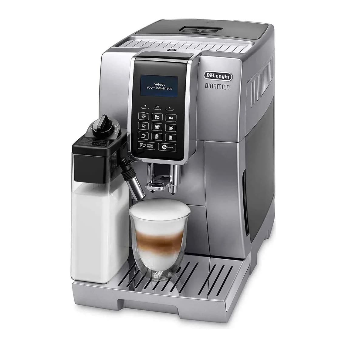 DeLonghi ECAM 350.75.S Dinamica Kaffeevollautomat Silber