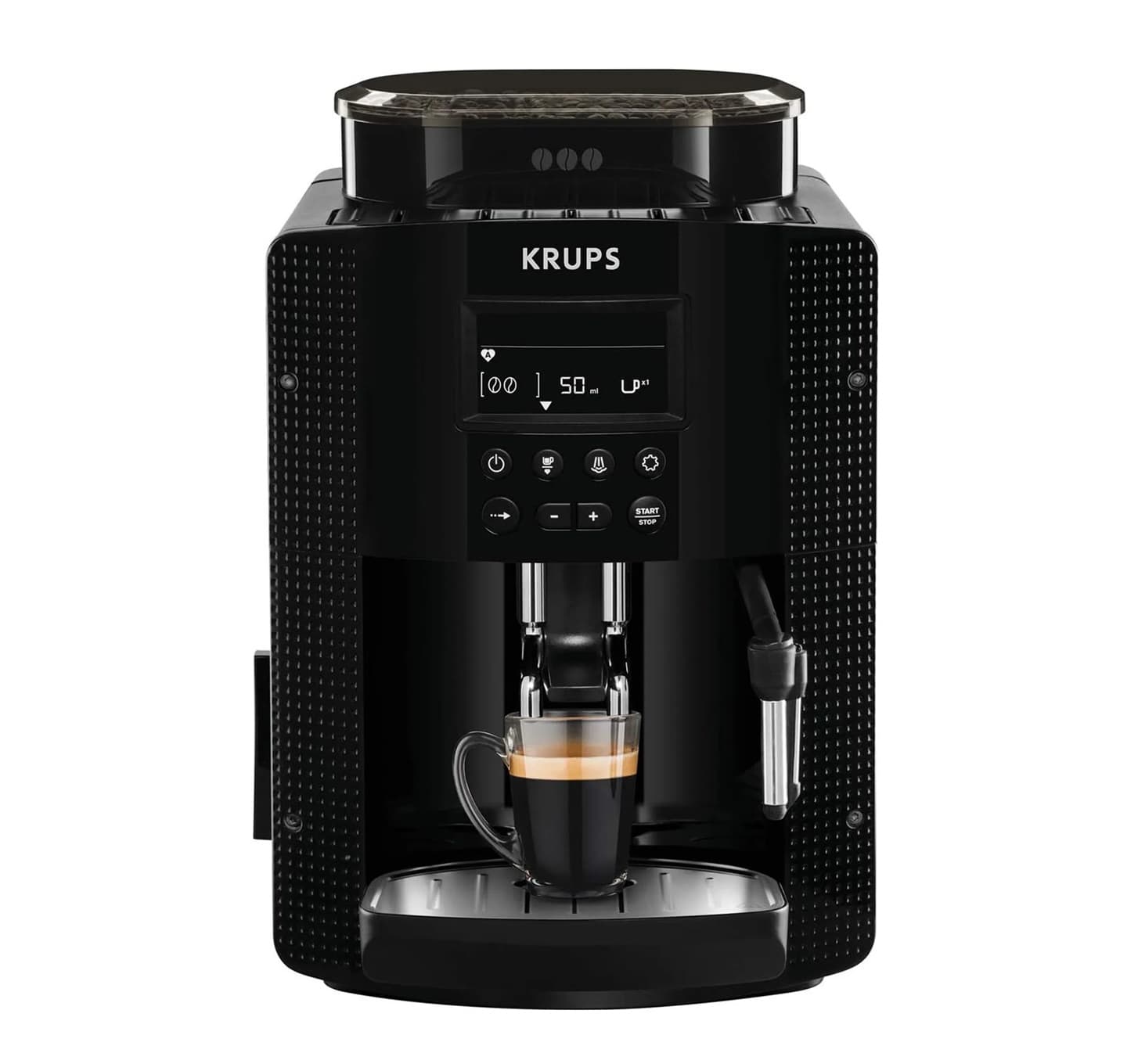 Krups Kaffeevollautomat 15 bar Automatische Reinigung Schwarz 1450 Watt
