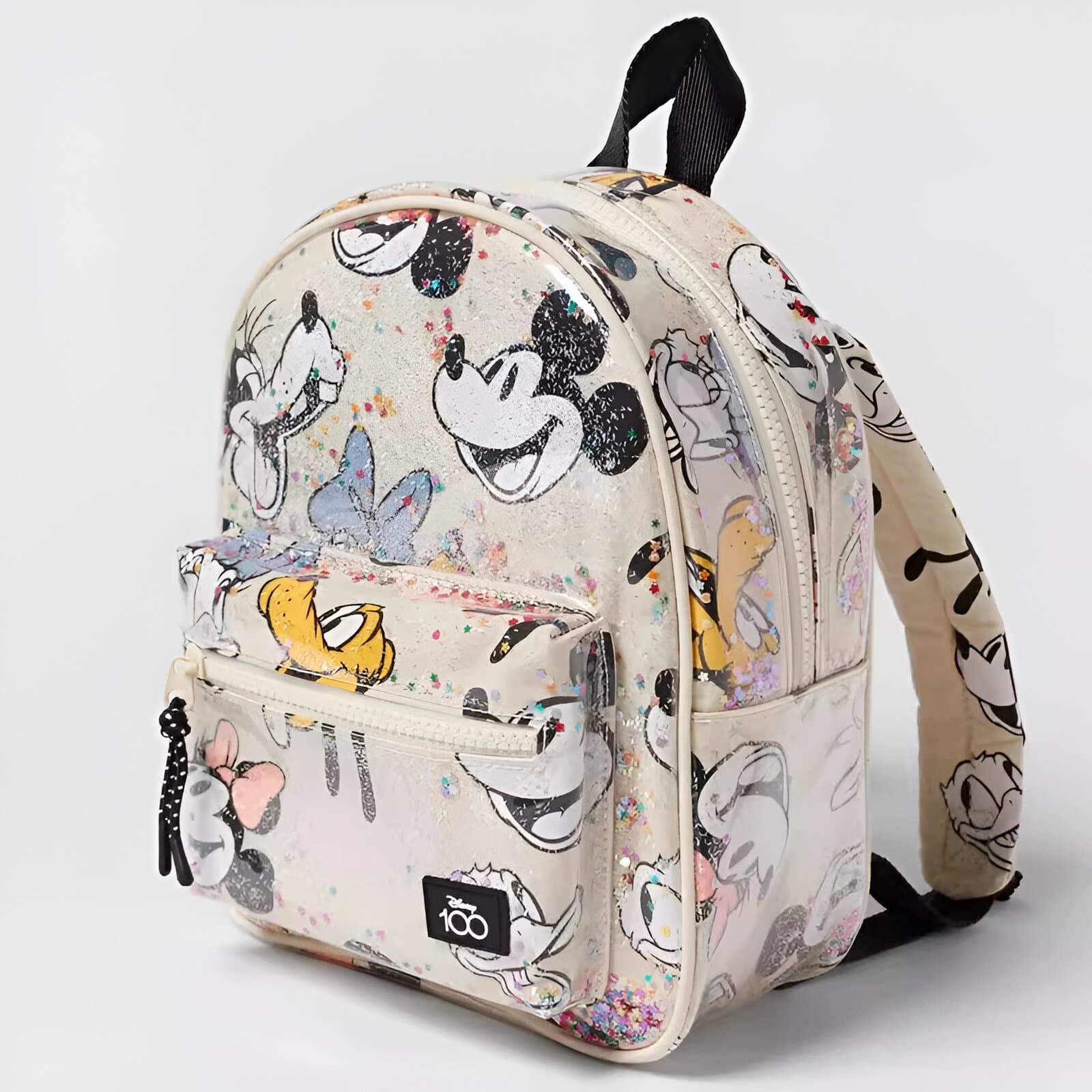 Kinder Rugzak Mickey Minnie Donald Beige