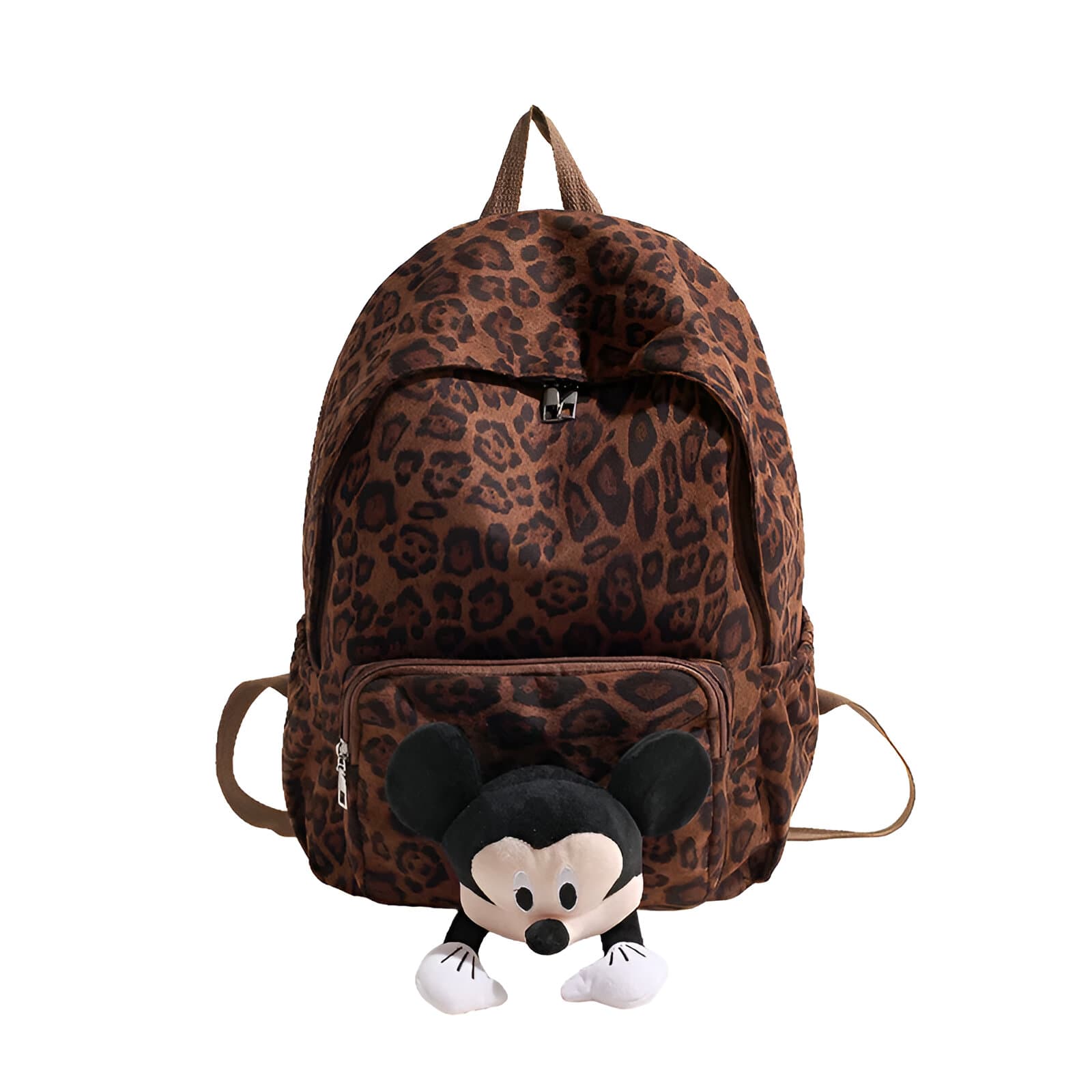 Rugzak met Luipaardprint en Mickey Mouse (Kleur: 1)