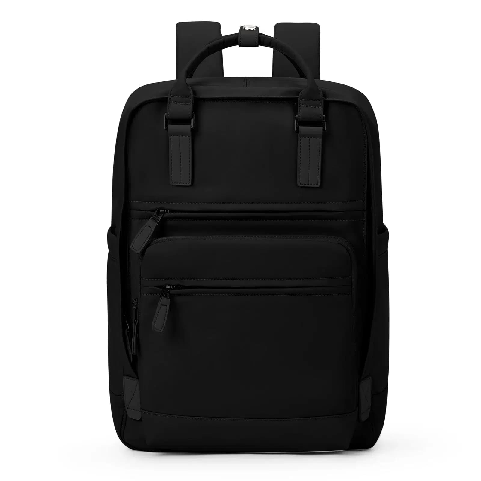 Minimalistische Rugzak met Meerdere Vakken (Model: Zwart)